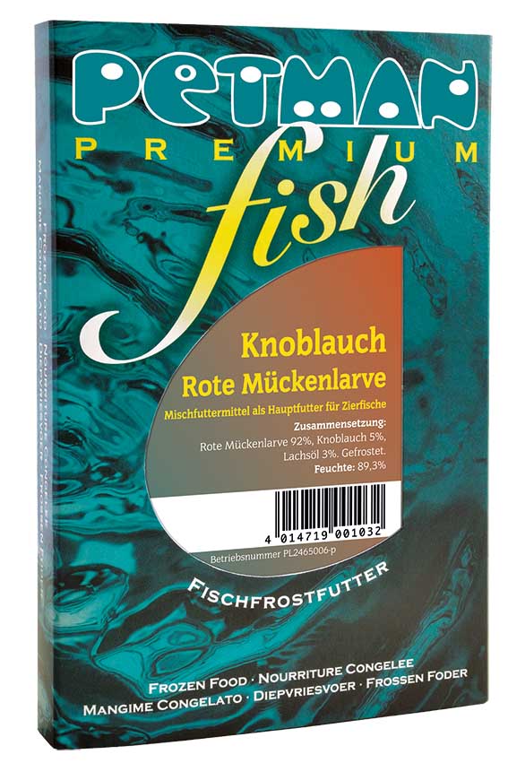 Petman fish KNOBLAUCH Rote Mückenlarve - Blister